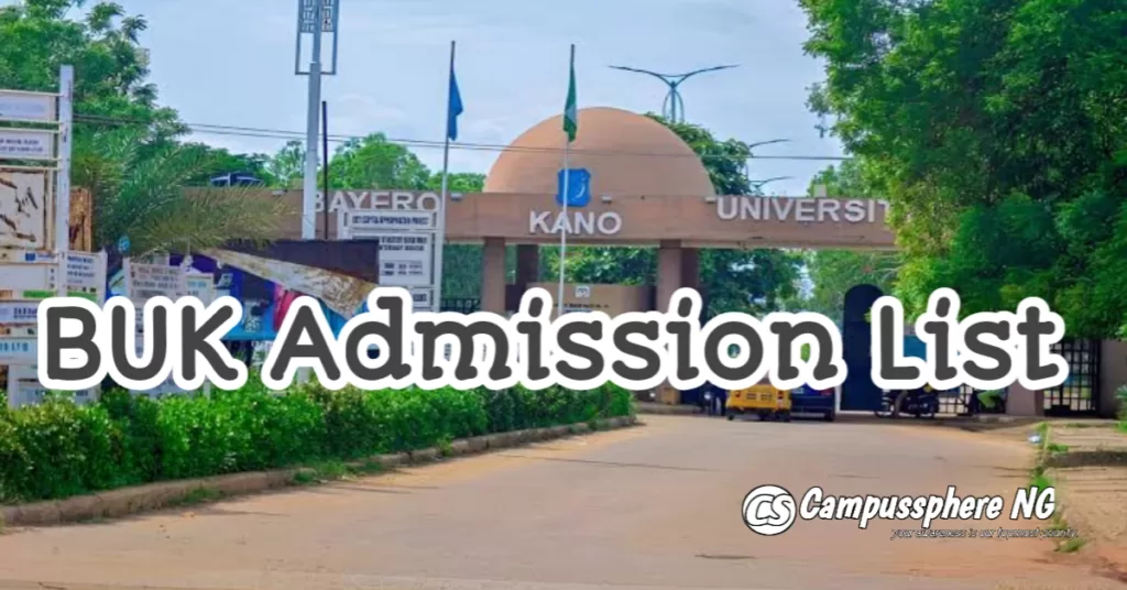 BUK Admission List